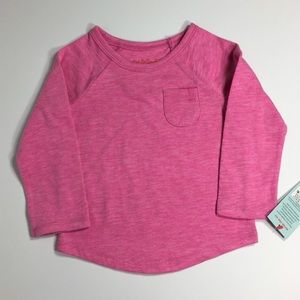 Baby Pink Long Sleeve T- Shirt